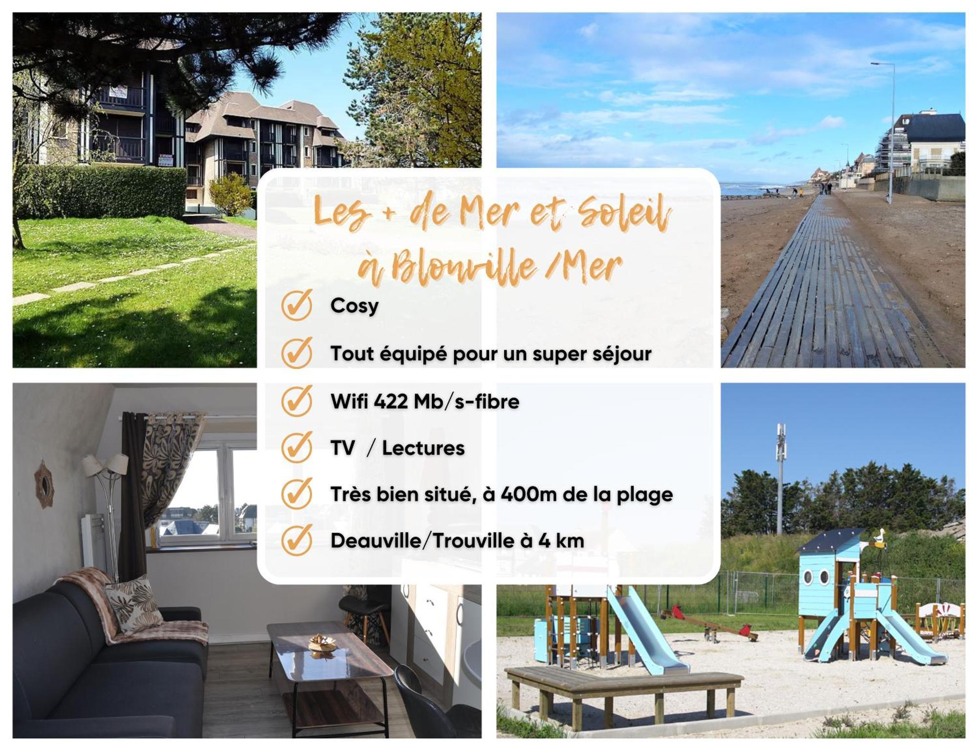 Mer Et Soleil A Blonville Sur Mer/ Deauville Buitenkant foto